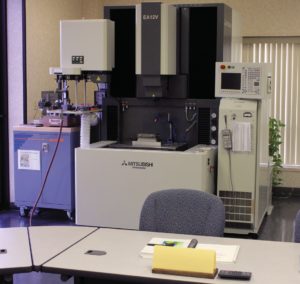 EDM Machine Using Electrodes